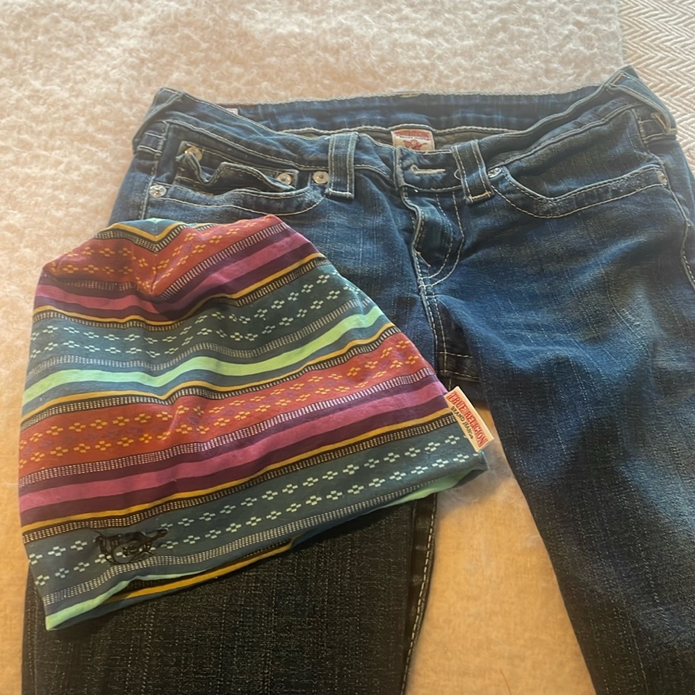 True Religion- Jeans & hat